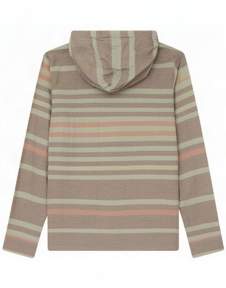 Koszula męska z kapturem Levi's, duża, szara, bawełniana w paski