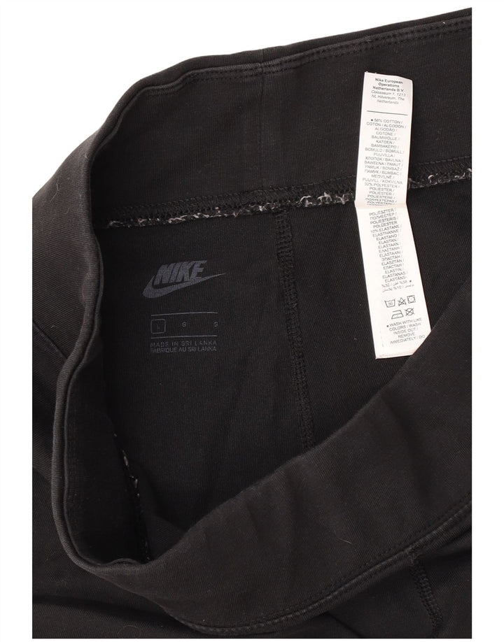 Damskie legginsy Nike Graphic UK 16, duże, czarne, bawełniane