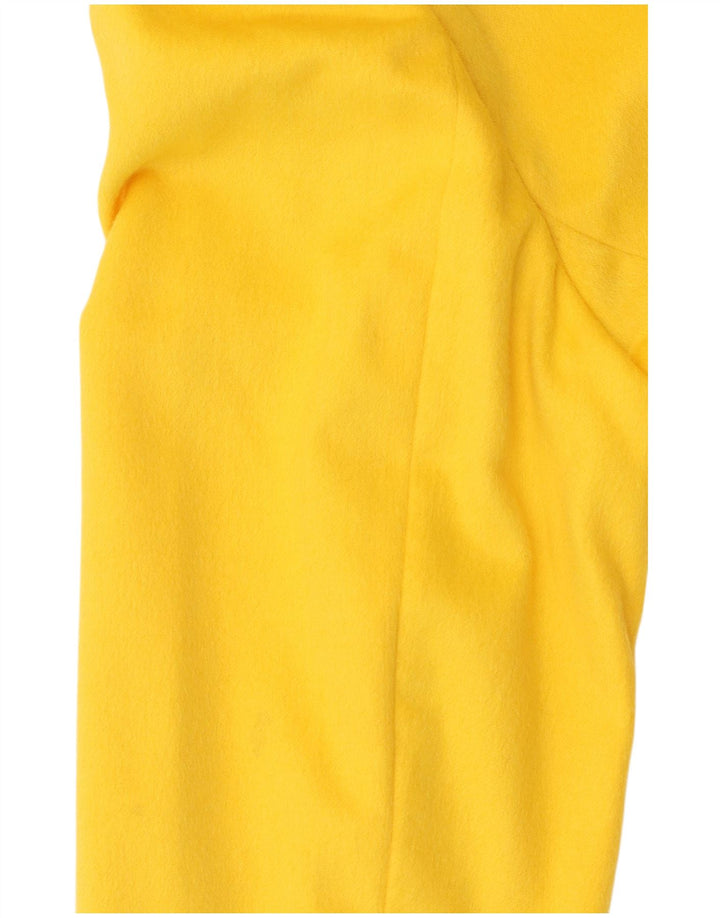 Escada Damska marynarka Margaretha Ley zapinana na 2 guziki EU 38 Średni żółty