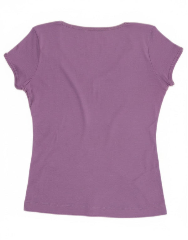 Damska koszulka Champion Heritage Fit Top UK 12 Średni fiolet