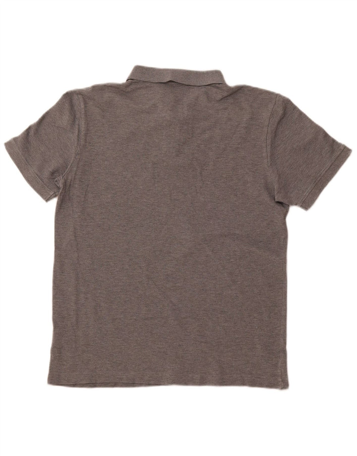 Męska koszulka polo PUMA, średnioszara, bawełniana