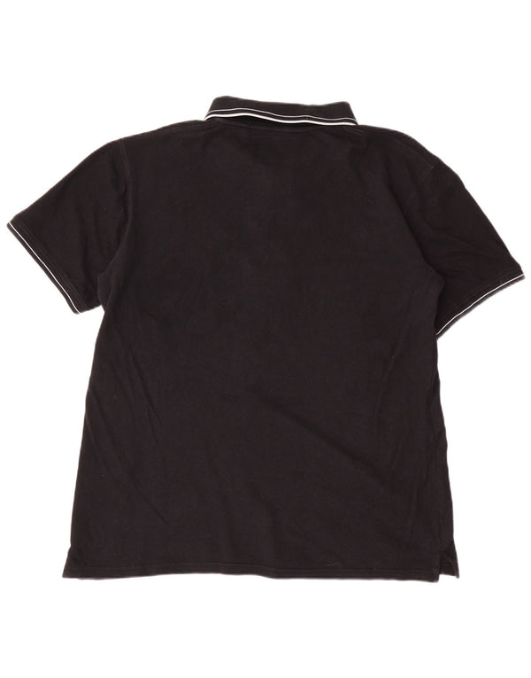 Męska koszulka polo Lyle & Scott 2XL, czarna, bawełniana