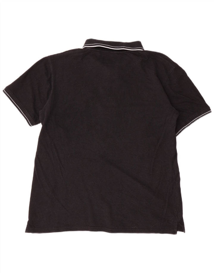 Męska koszulka polo Lyle & Scott 2XL, czarna, bawełniana