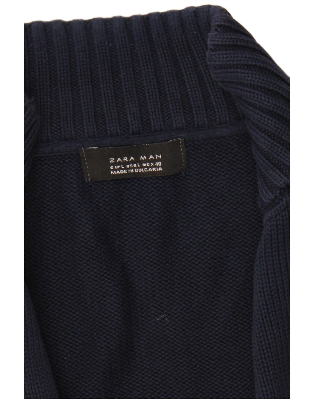Sweter męski Zara, duży, granatowy
