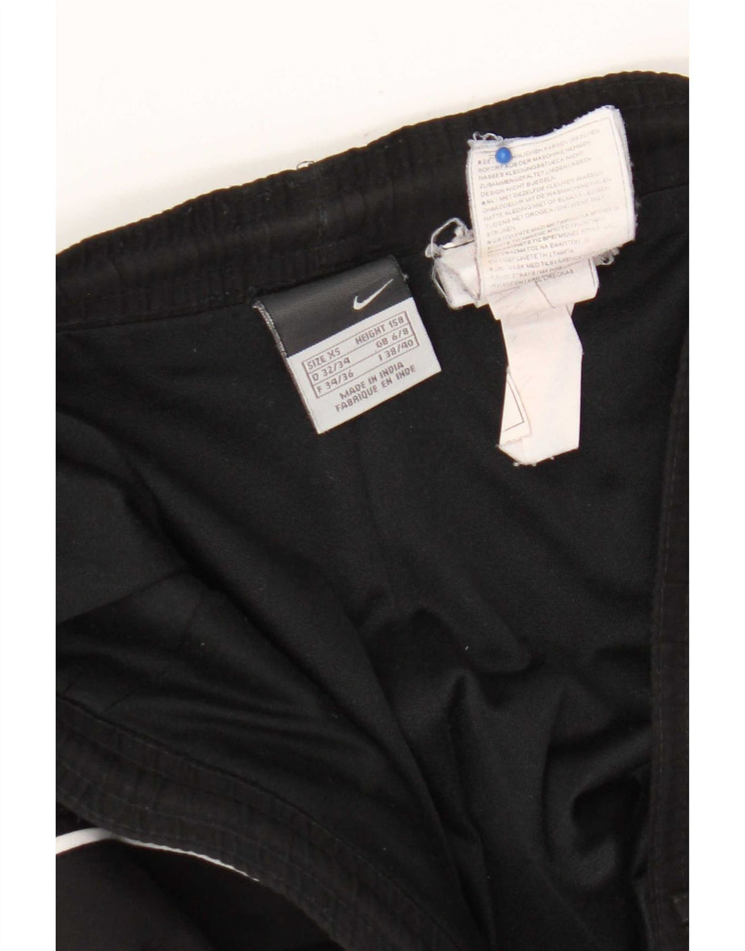 Damskie spodnie dresowe Nike UK 6/8 XS, czarny poliester
