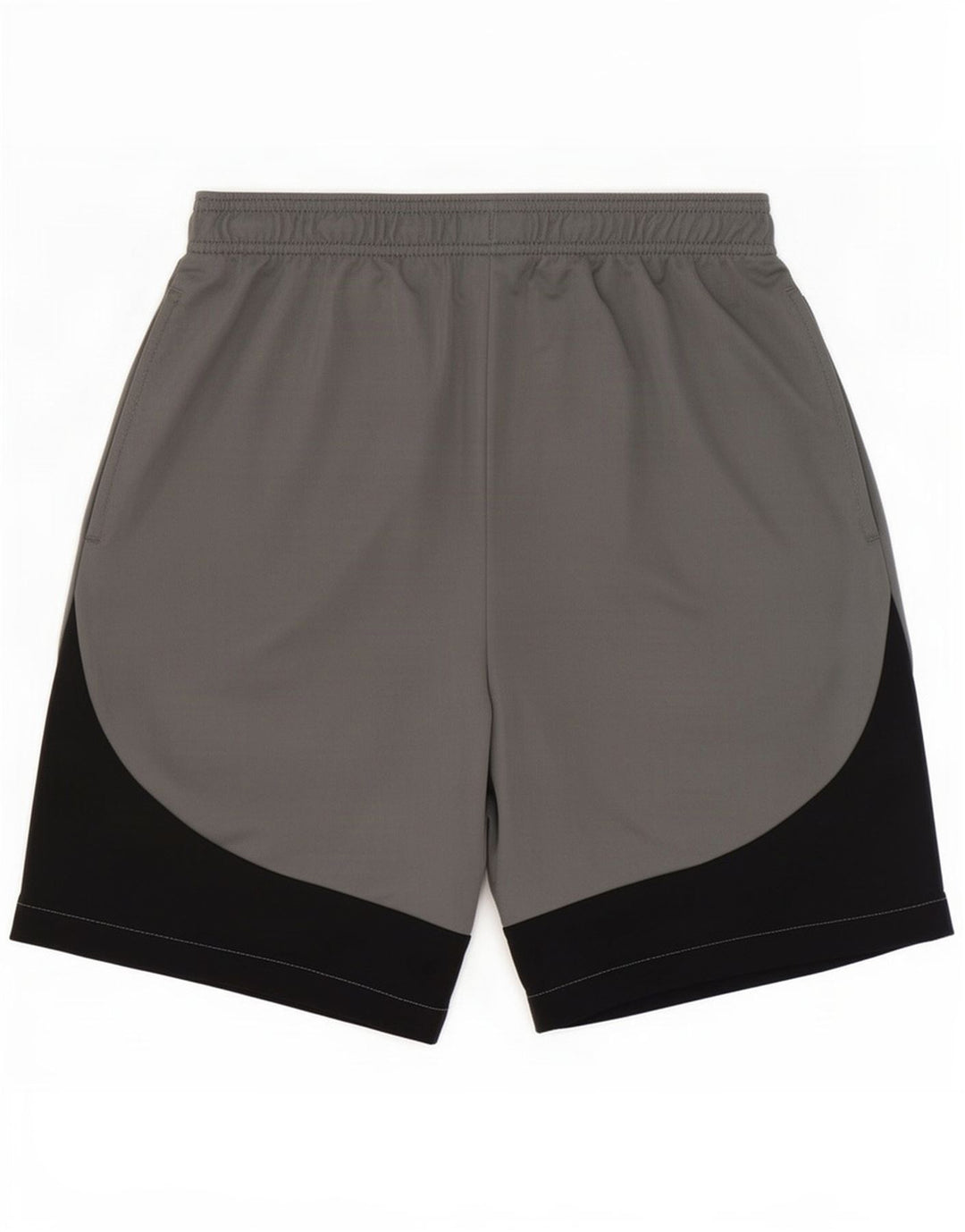 Męskie spodenki sportowe Nike Dri Fit Slim, mały, szary poliester z blokami kolorów