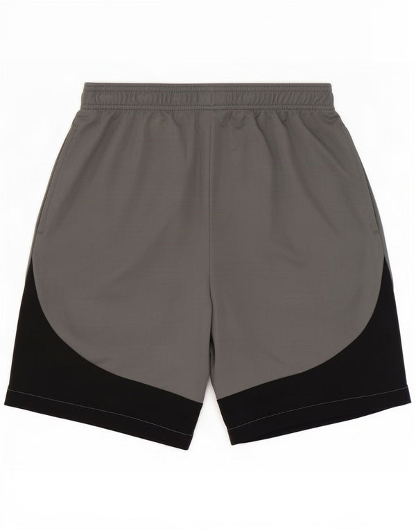 Męskie spodenki sportowe Nike Dri Fit Slim, mały, szary poliester z blokami kolorów