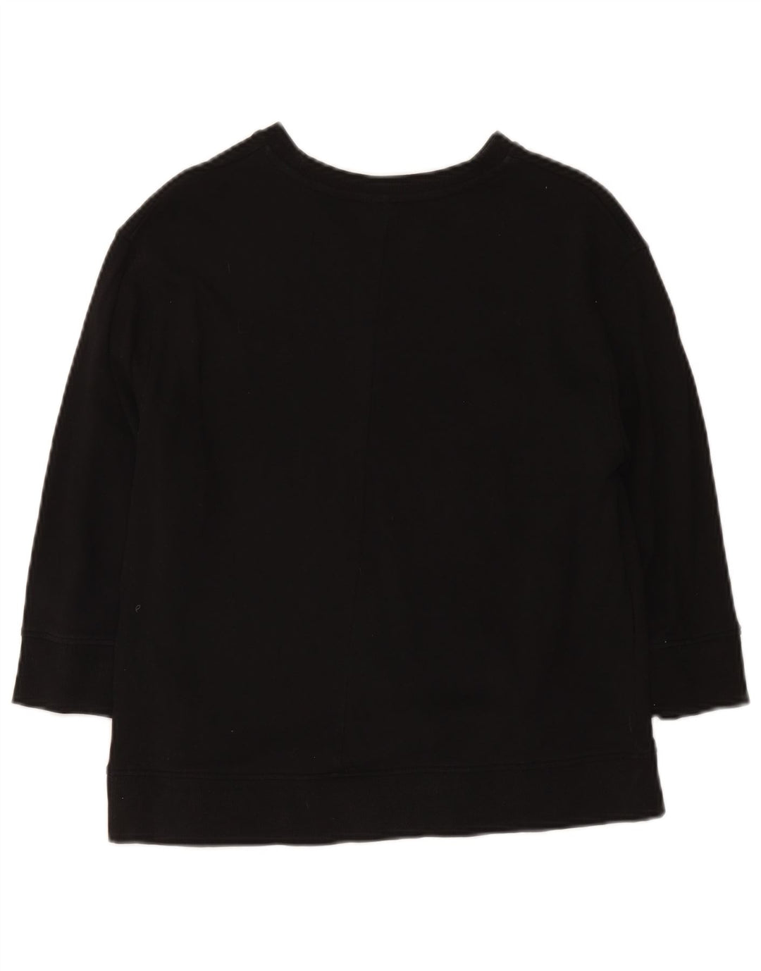 Damski sweter Zara z rękawem 3/4, UK 14, średni czarny, bawełniany