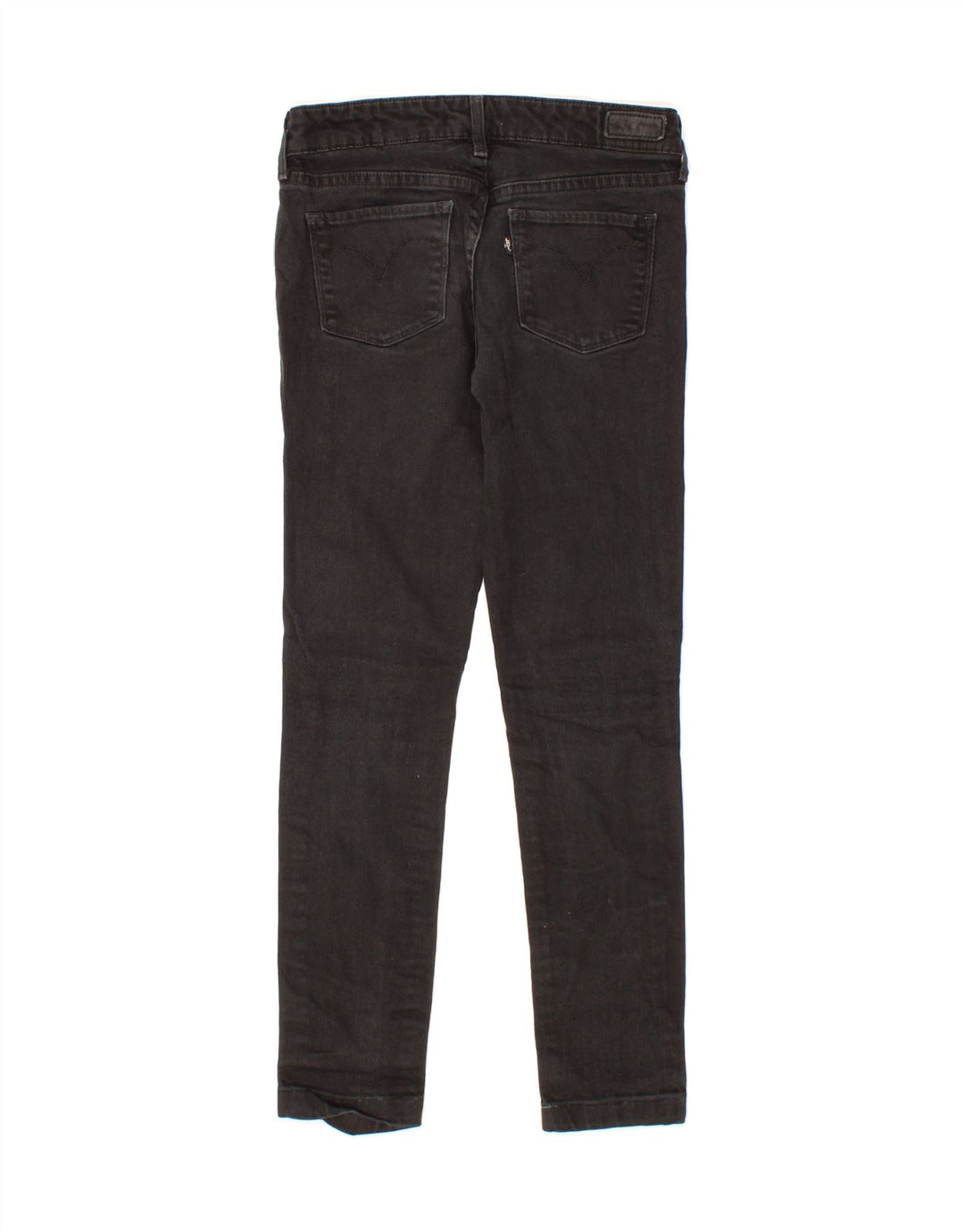 LEVI'S Womens Slight Curve Slim Jeans W25 L26  Black Cotton Vintage Levi's and Second-Hand Levi's from Messina Hembry 