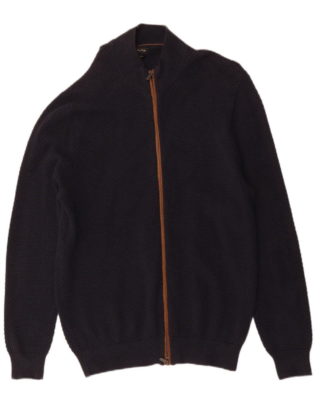 Męski sweter rozpinany Massimo Dutti 2XL, granatowy, bawełniany