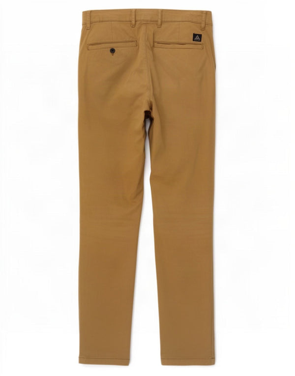 Męskie spodnie chino Zara EU 38 Small W30 L30 brązowe