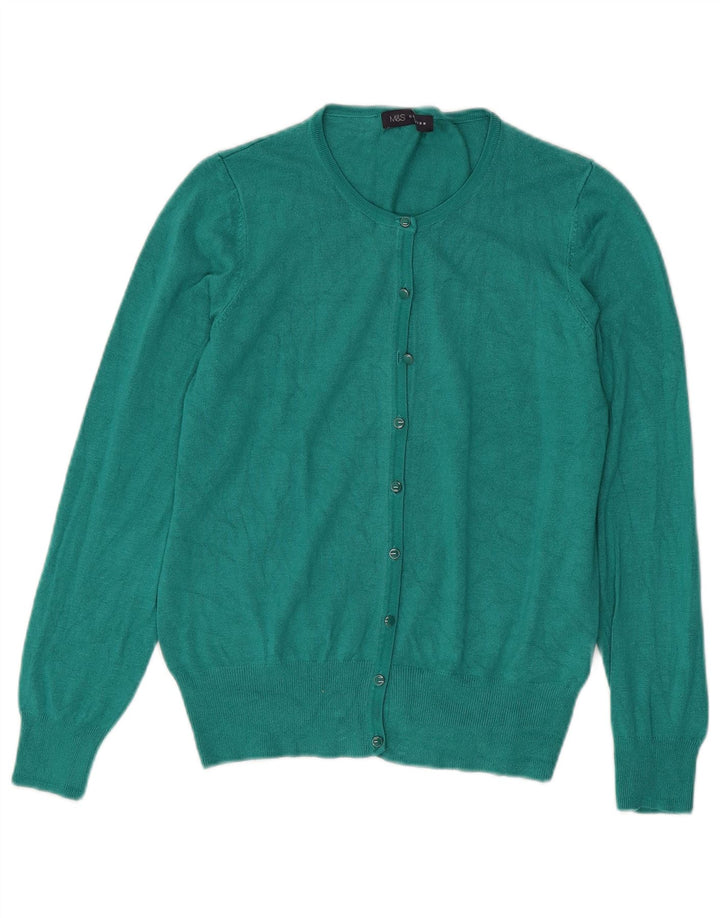 Sweter damski Marks & Spencer UK 12, średnio zielona wiskoza