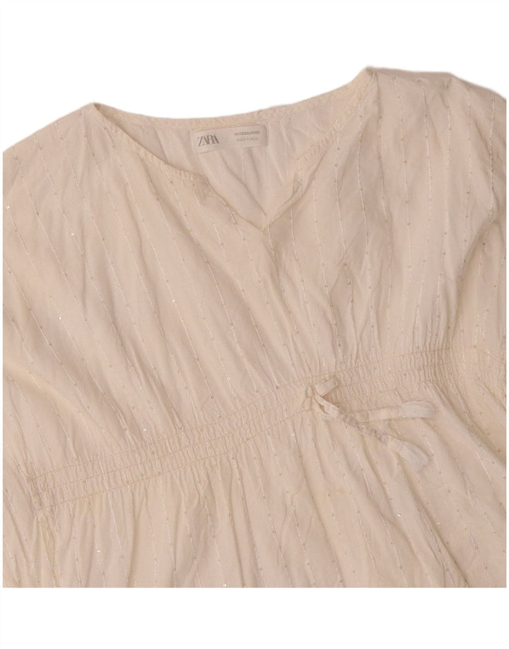 Bluzka damska ZARA Batwing Top UK 16, duża, biała