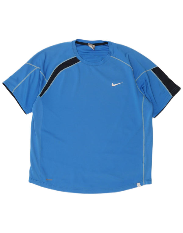 Męski T-shirt NIKE Top XL w kolorze niebieskim