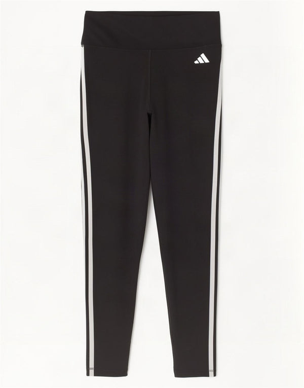 Damskie legginsy Adidas Tight Fit Crop UK 12/14 Średni czarny poliester