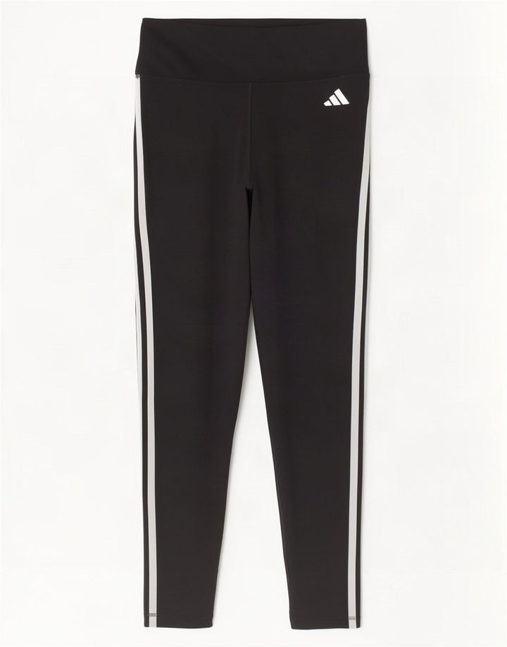 Damskie legginsy Adidas Tight Fit Crop UK 12/14 Średni czarny poliester