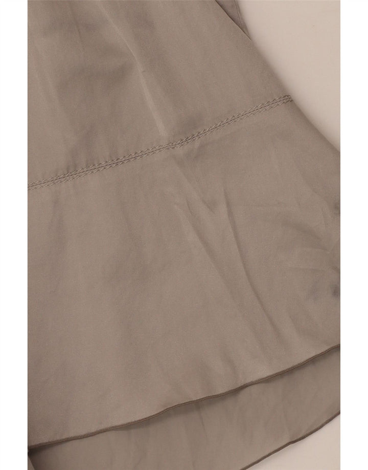 CALVIN KLEIN JEANS Damska sukienka letnia UK 18 XL Szary jedwab