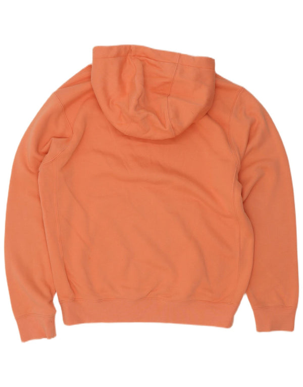 Męski sweter z kapturem Nike, mały, pomarańczowy, bawełniany