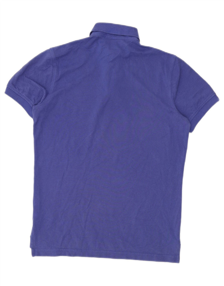 Męska koszulka polo TOMMY HILFIGER, mała, niebieska, bawełniana