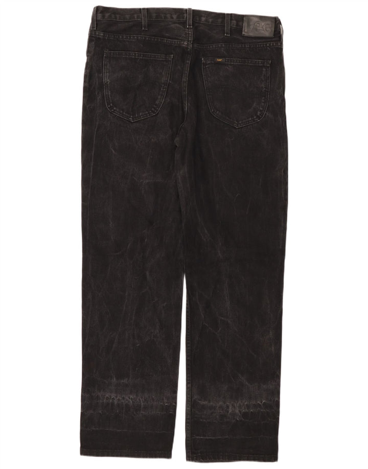 Męskie jeansy LEE Brooklyn Comfort W38 L32, czarne, bawełniane