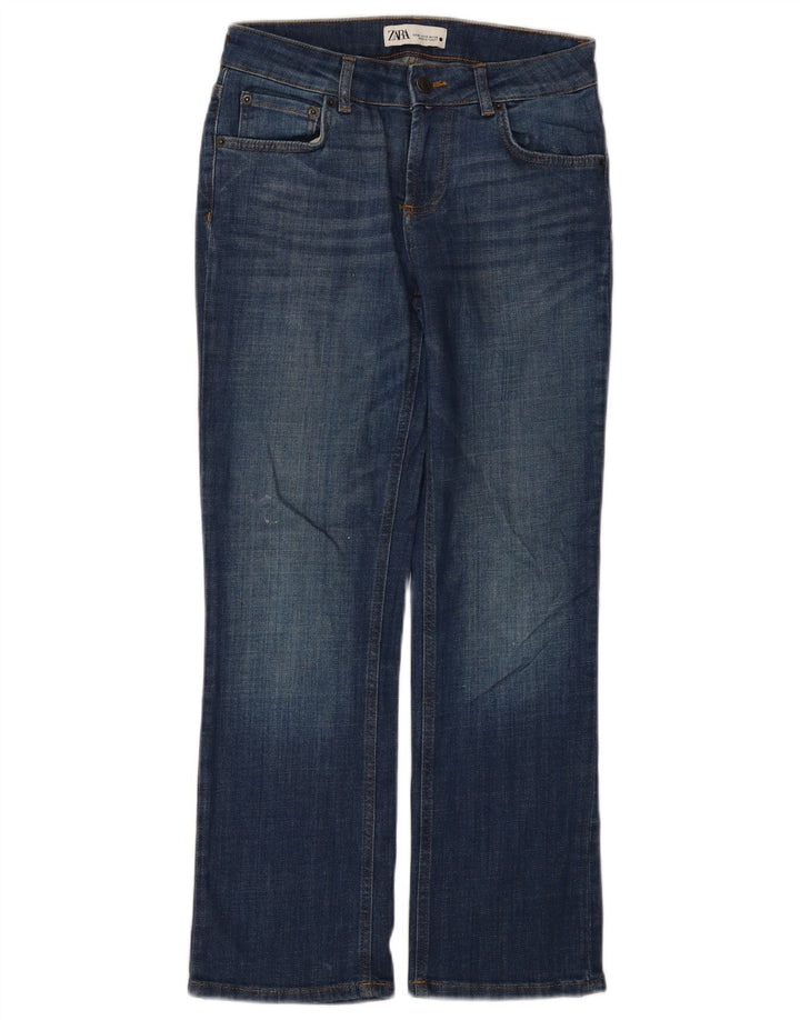 Jeansy damskie Bootcut Zara EU 38 Small W28 L27 Granatowa bawełna