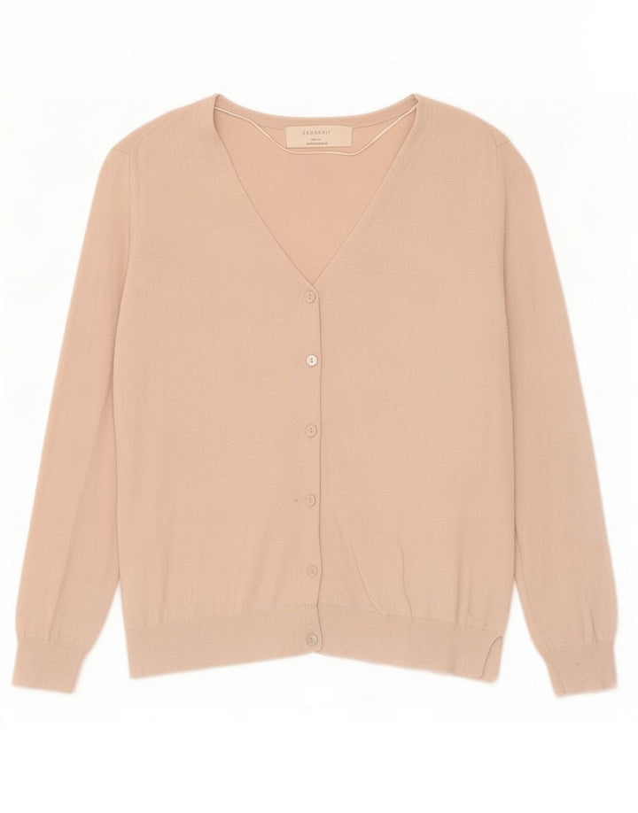 Sweter damski Zara Cardigan UK 12 średni beż