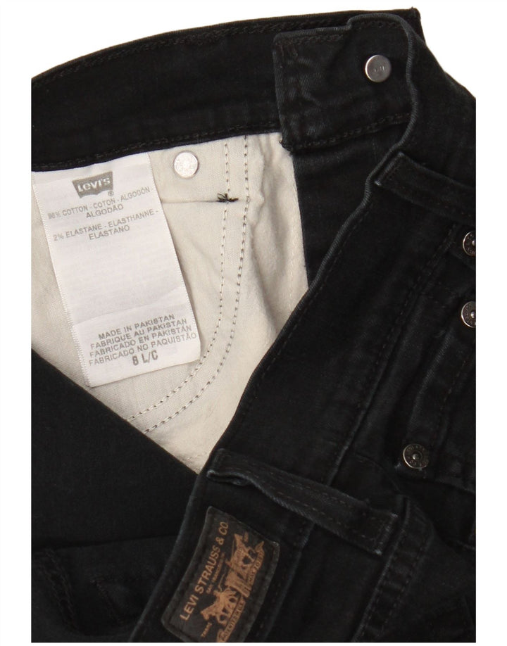 Damskie jeansy Levi's 512 Bootcut US 8 Medium W28 L33 Czarne