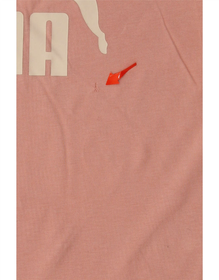 PUMA Womens Graphic T-Shirt Top UK 14 Medium Pink Vintage Puma and Second-Hand Puma from Messina Hembry 