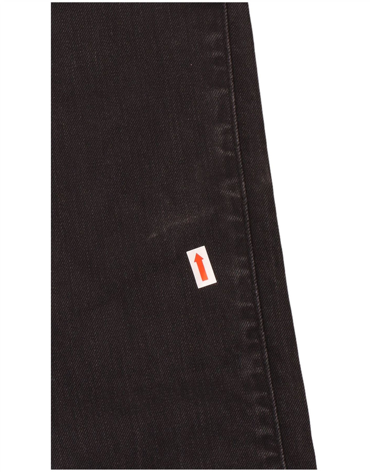 Damskie jeansy Diesel Totta Straight W25 L27 Czarne bawełniane