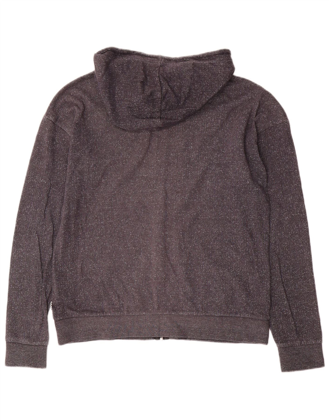 Męski sweter Vans z kapturem i zamkiem, mały, szary, z bawełny w cętki