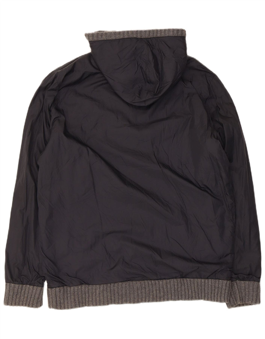 Męska dwustronna kurtka z kapturem Massimo Dutti UK 42 XL, szara