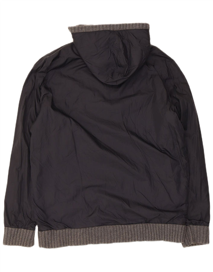 Męska dwustronna kurtka z kapturem Massimo Dutti UK 42 XL, szara