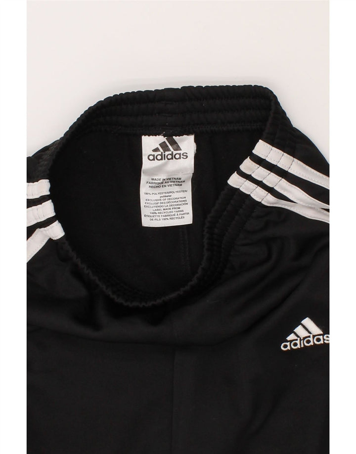 ADIDAS Boys Tracksuit Trousers 5-6 Years Black Polyester Vintage Adidas and Second-Hand Adidas from Messina Hembry 