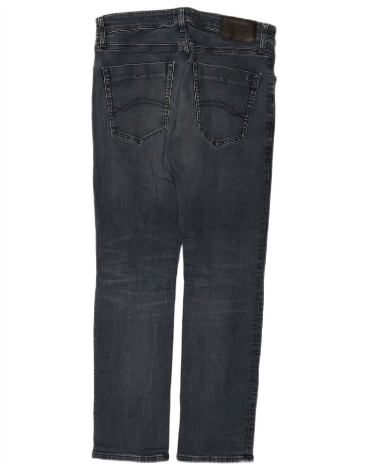 Męskie jeansy slim fit Tommy Hilfiger W33 L30 Niebieskie bawełniane
