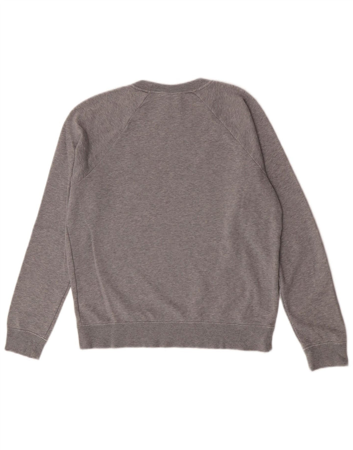 Damska bluza oversize Nike UK 10, mała, szara, nakrapiana bawełna