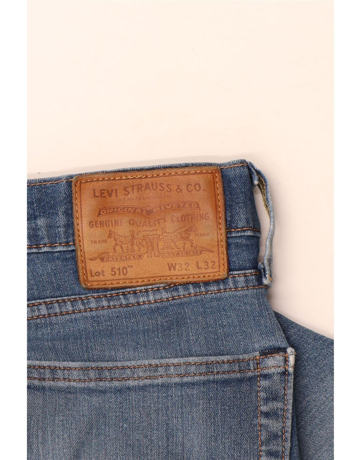 Damskie jeansy Levi's 510 Skinny W32 L28 Niebieskie