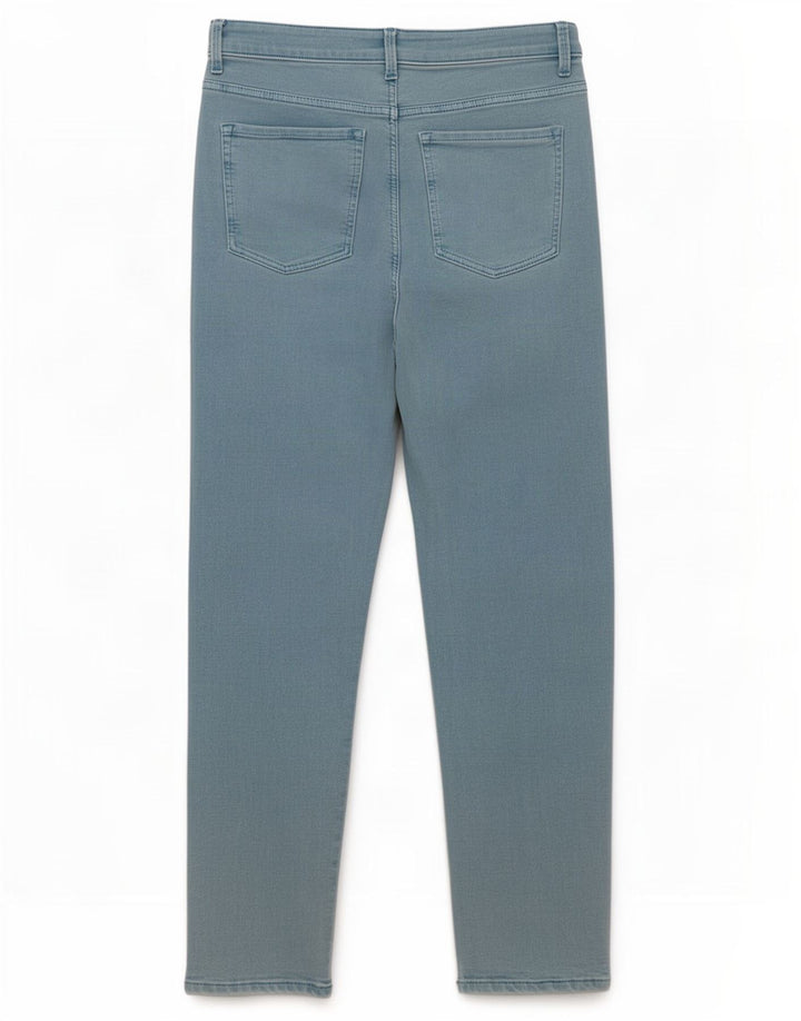 Marks & Spencer Damskie proste dżinsy UK 12 Medium W30 L27 Turkusowe