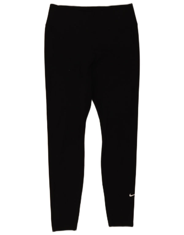 Damskie legginsy Nike Dri Fit UK 12, średnie czarne