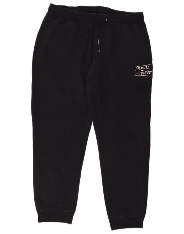 Męskie spodnie dresowe Tommy Hilfiger Graphic Joggers XL Granatowe, bawełniane