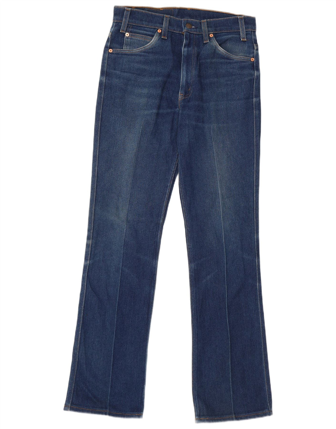 Męskie jeansy Bootcut LEVI'S 417 W32 L34 Niebieska bawełna