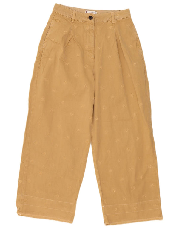 Spodnie damskie Tommy Hilfiger Graphic Chino UK 10 Small W28 L27 Beżowe