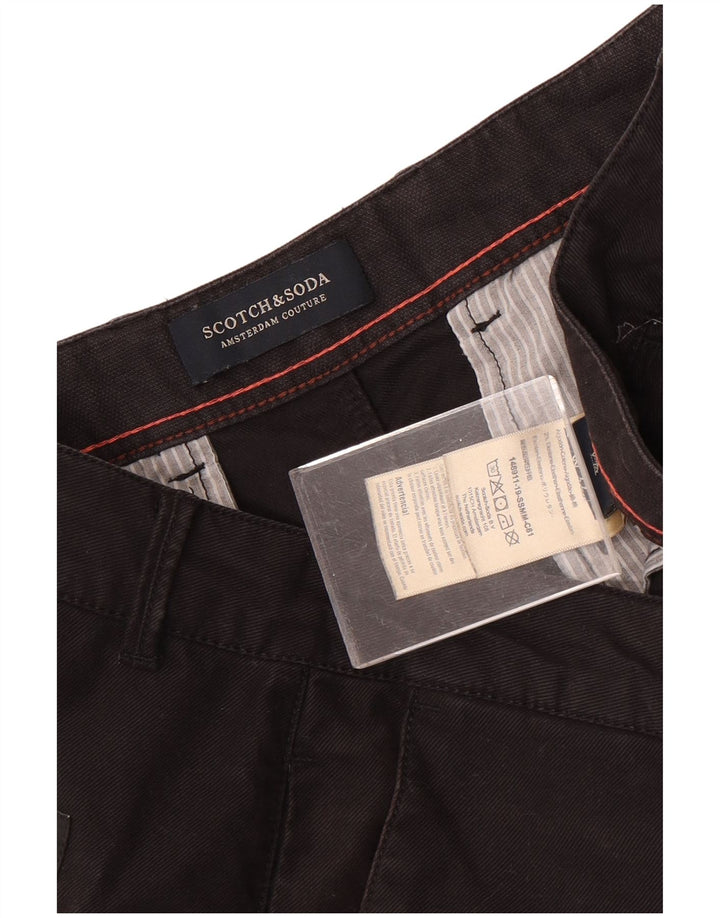 Męskie spodenki Chino Scotch & Soda W32, duże, czarne, bawełniane