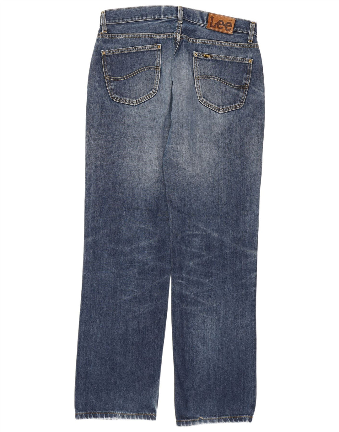 Męskie jeansy Lee Regular Straight W36 L34 Niebieskie bawełniane