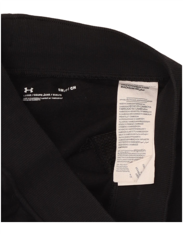 Męskie spodnie dresowe Under Armour, małe, czarne, bawełniane