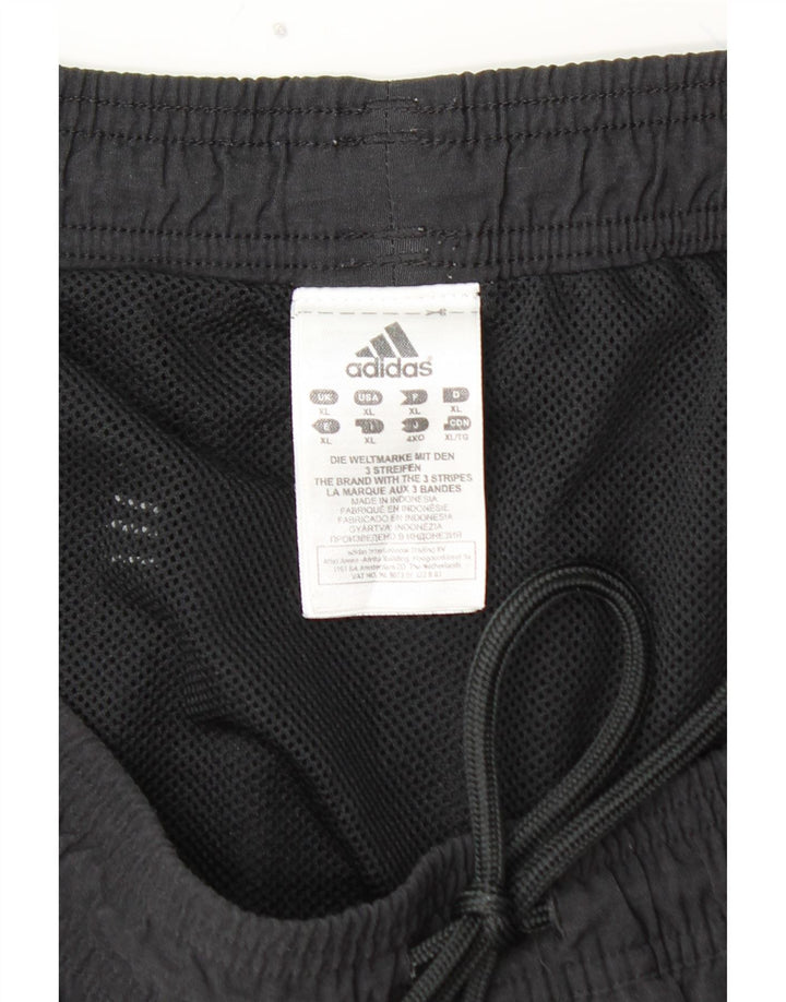 Męskie spodenki sportowe ADIDAS XL, czarne, poliamidowe