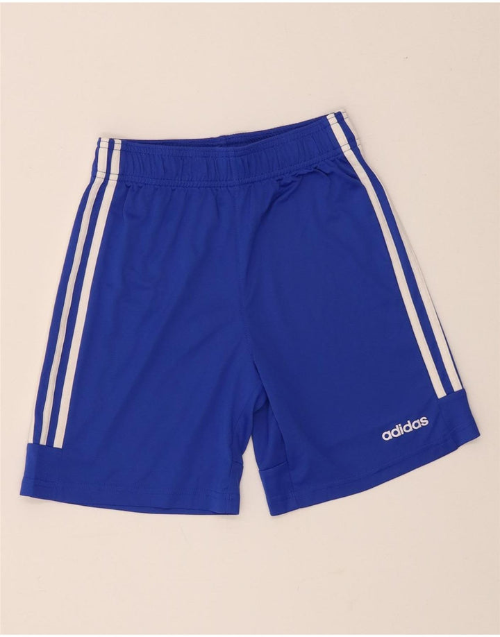 Chłopięce spodenki sportowe Adidas Climalite 11-12 lat Niebieski poliester