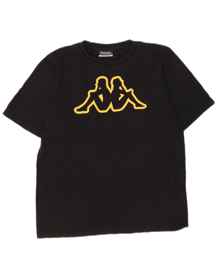 Kappa Mens Graphic T-Shirt Top Small Black