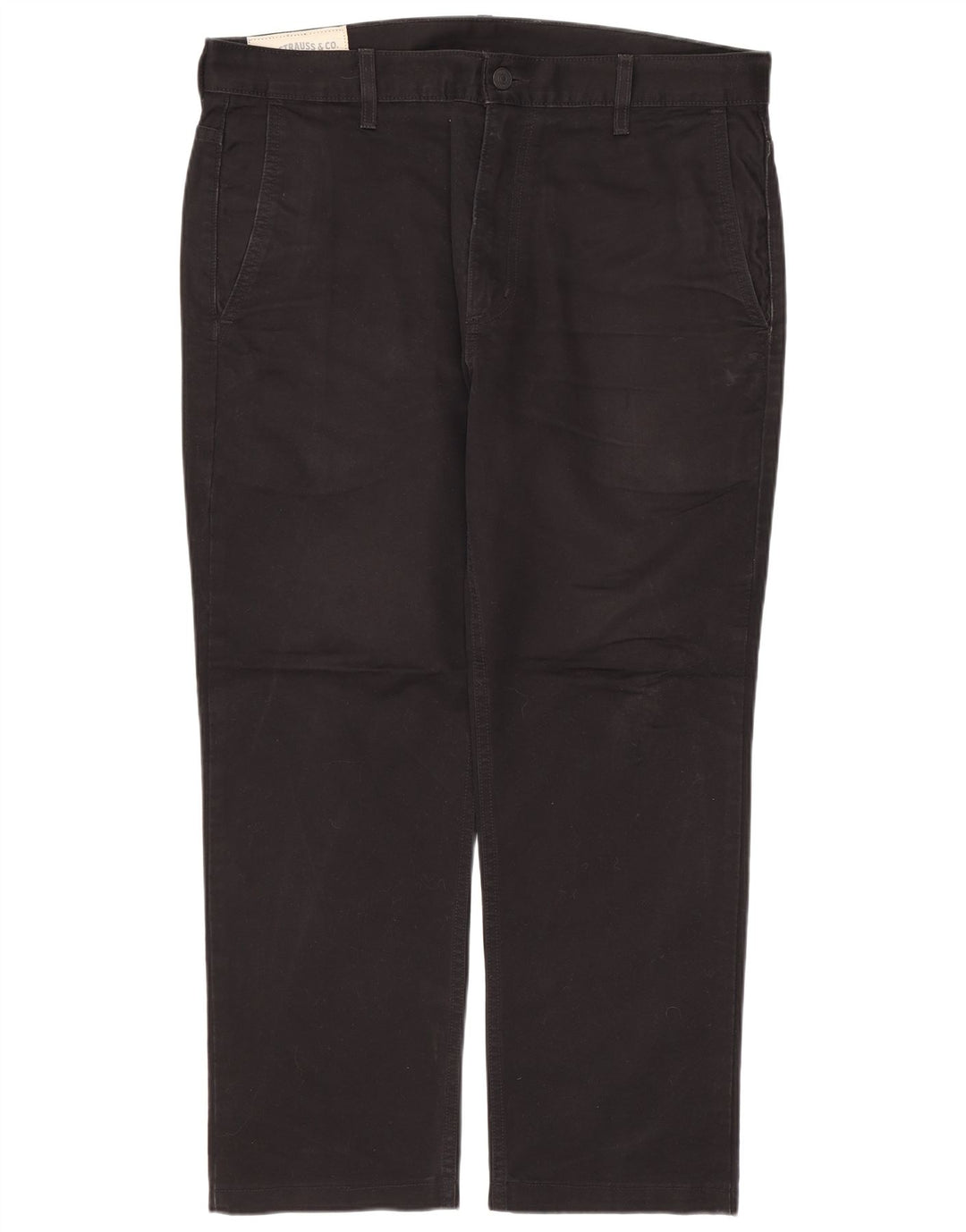 Męskie proste spodnie chino Levi's W33 L25 Czarna bawełna