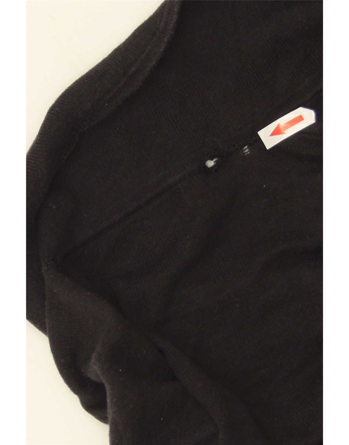 Sweter rozpinany Fred Perry chłopięcy 13-14 lat, duży, czarny, bawełniany