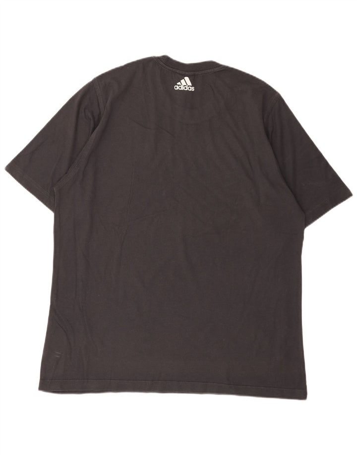 Adidas Męska koszulka graficzna Top XL Szara bawełna